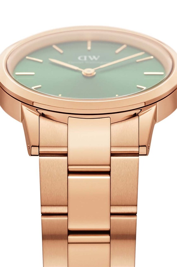 Akcesoria Daniel Wellington zegarek Iconic Link Emerald DW00100421 złoty