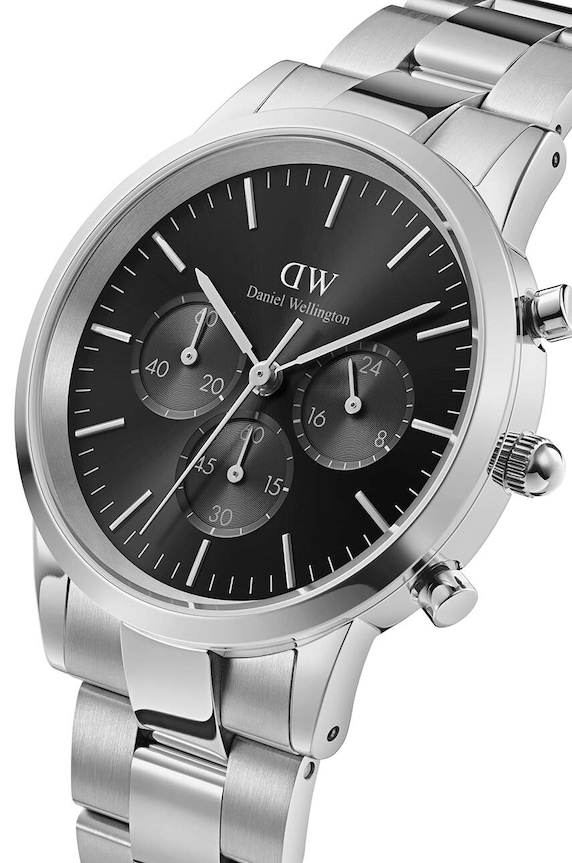 Ρολόι Daniel Wellington Iconic Chronograph DW00100645 ασημί AA00