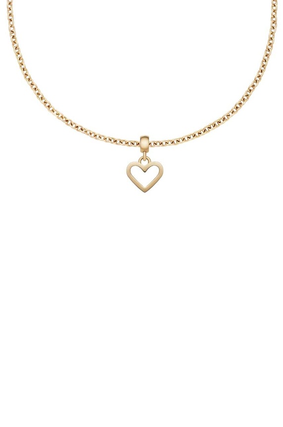 Daniel Wellington zawieszka Charm Heart Hanging Shape DW00400433 złoty AA00