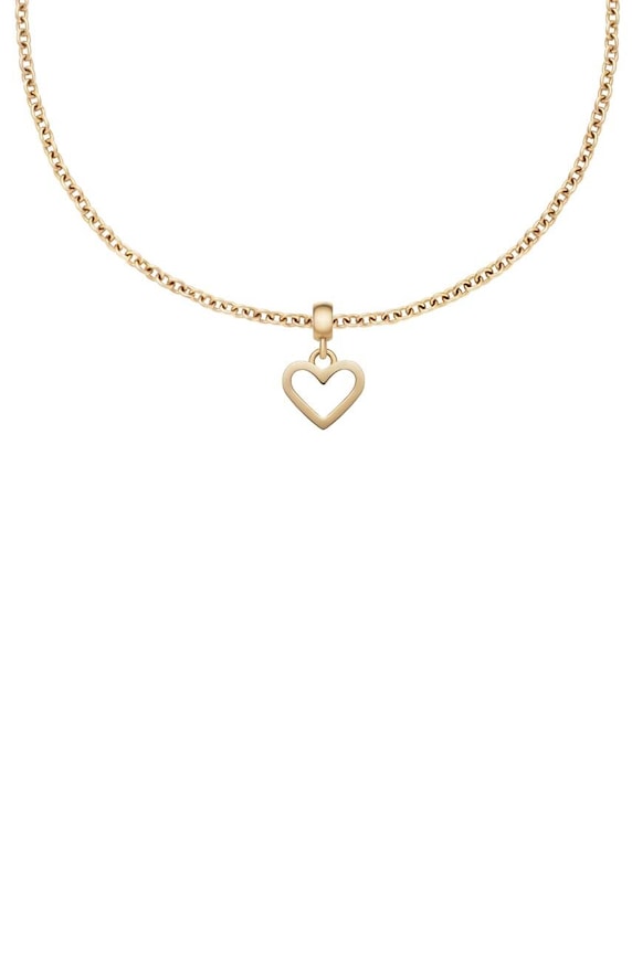 Daniel Wellington zawieszka Charm Heart Hanging Shape DW00400433 złoty AA00