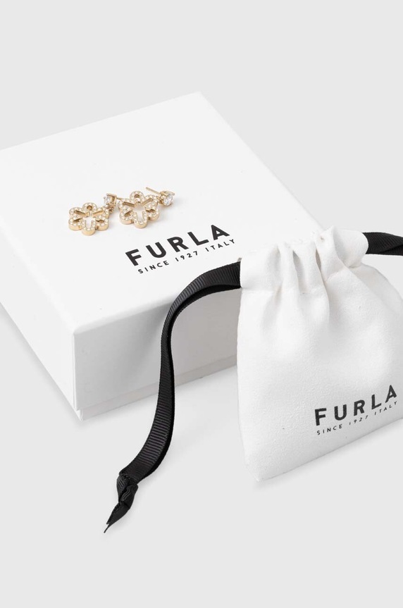 Naušnice Furla zlatna WJ00180.K21000.OR000