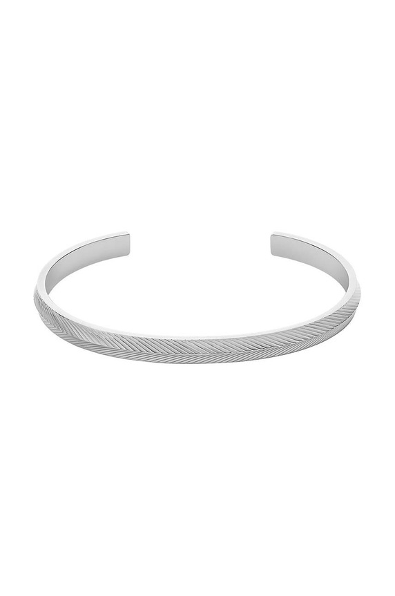 Fossil bratara argintiu JF04665040