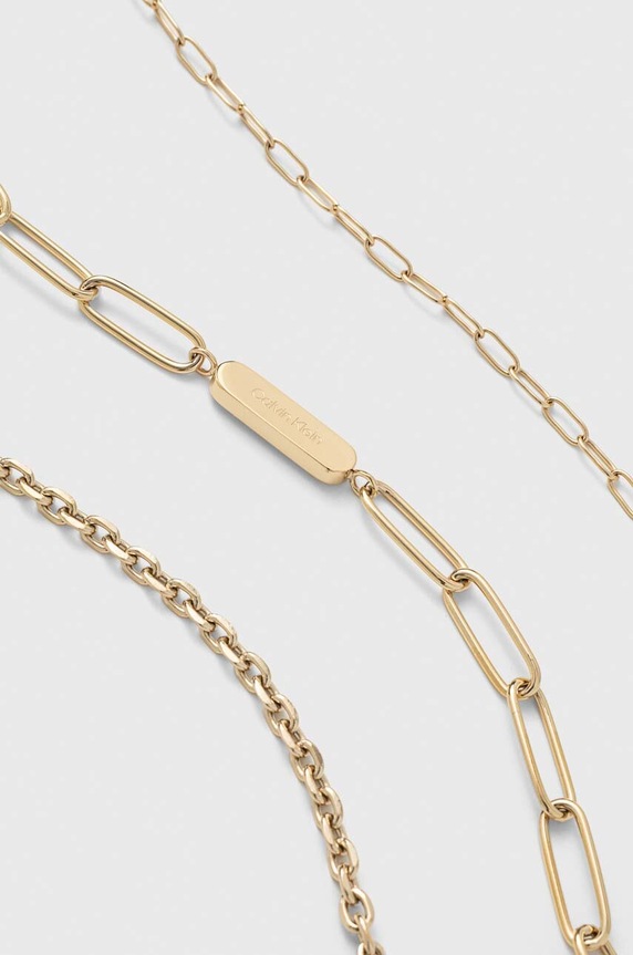 Náramok Calvin Klein 2-pak 35000435 zlatá AA00