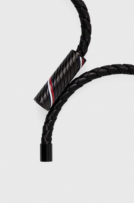 Tommy Hilfiger bőr karkötő 2780469 fekete AA00