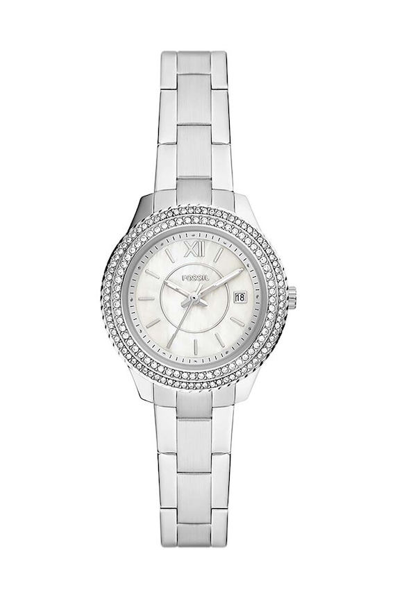 Fossil zegarek srebrny ES5137