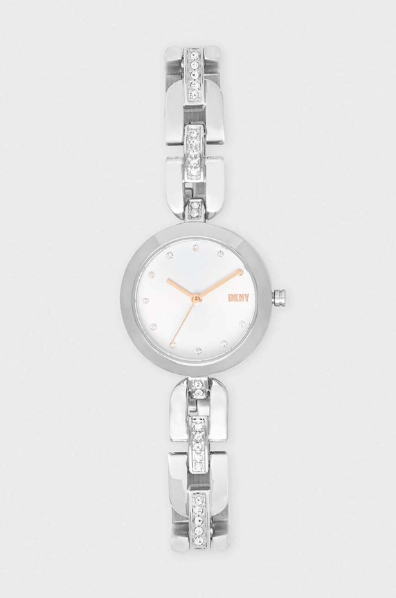 Dkny zegarek srebrny NY6674