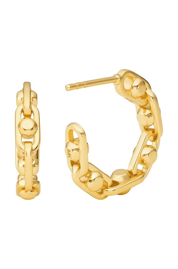Strieborné náušnice Michael Kors MKC171100710 zlatá AA00