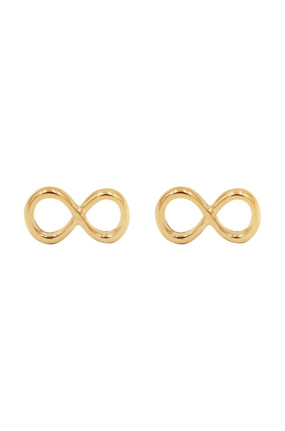 Lilou aranyozott fülbevaló Infinity Gift Box arany K/32/8/Z