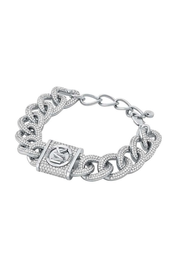 Narukvica Michael Kors cirkonij srebrna MKJ8300CZ040