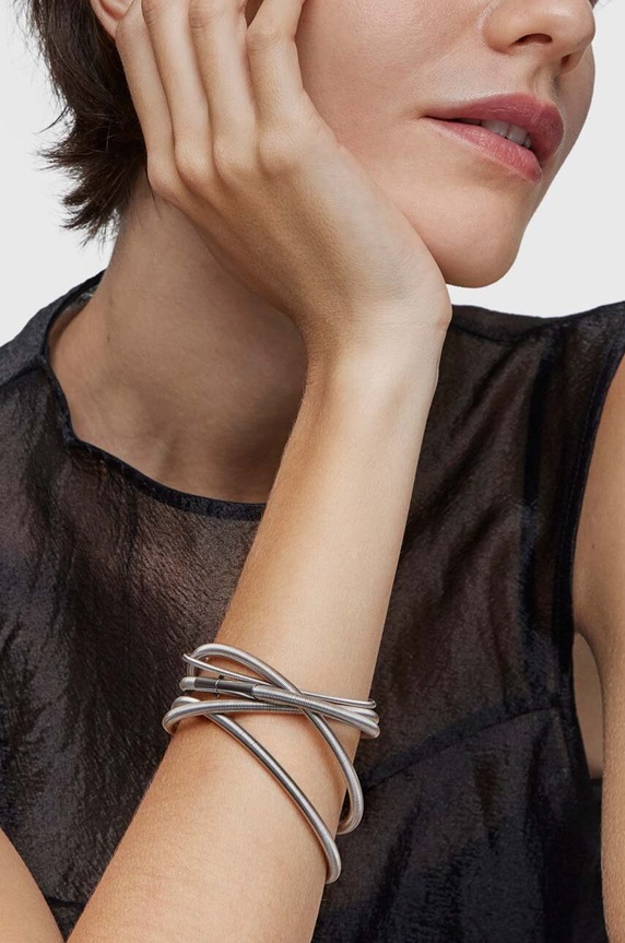 Tous bransoletka Mesh Tube 1004120100 srebrny