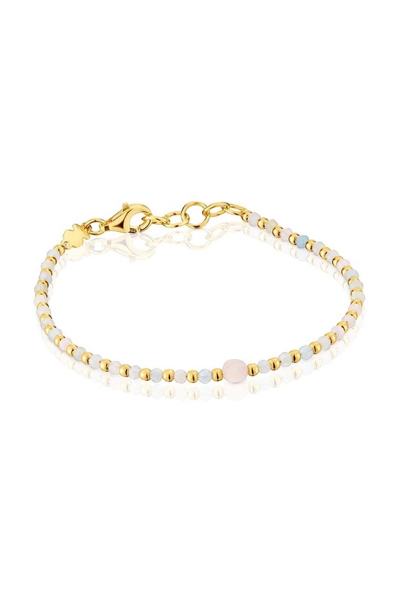 Tous bransoletka z naturalnymi kamieniami Basic Colors srebro złoty 1004125300