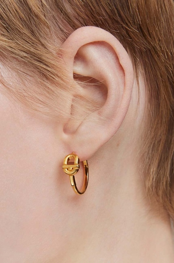 Tous kolczyki ze srebra pokrytego złotem Manifesto 1004094900 złoty AA00