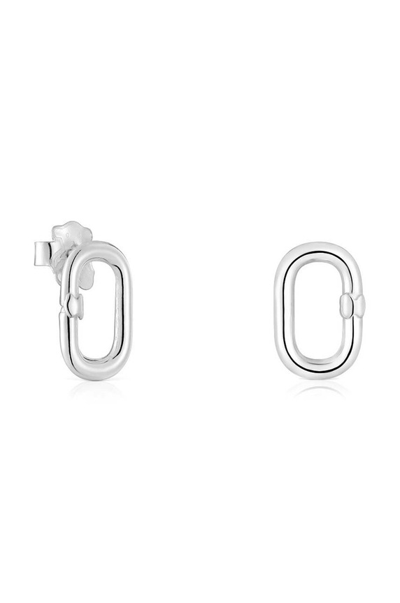 Srebrni uhani Tous Hold Oval srebrna 1004101300