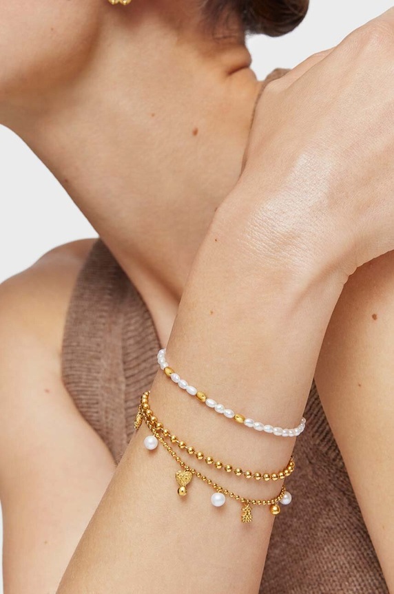 Tous bransoletka ze srebra pokrytego złotem 1004104300 złoty