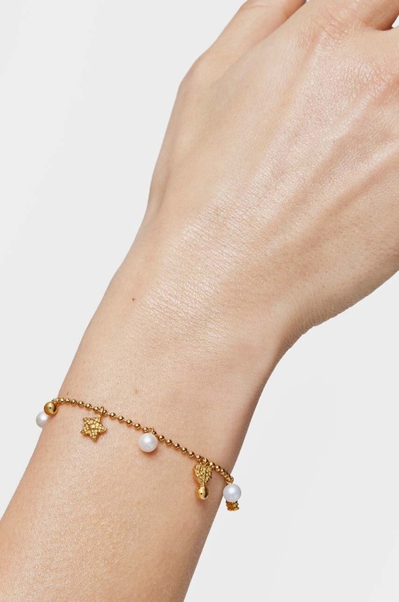 Tous bransoletka ze srebra pokrytego złotem 1004104300