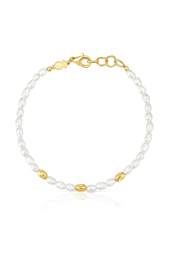 Doplňky Pozlacený stříbrný náramek Tous 1004120800 zlatá