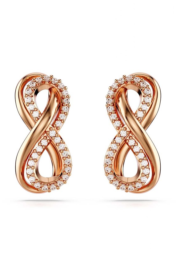 Swarovski kolczyki HYPERBOLA cyrkonia złoty 5684085