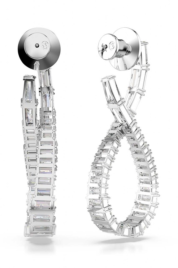Swarovski cercei HYPERBOLA argintiu 5677628