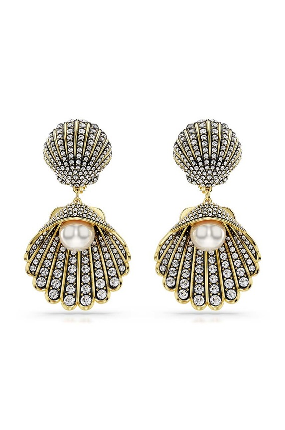 Swarovski kolczyki IDYLLIA kryształ Swarovskiego złoty 5683946