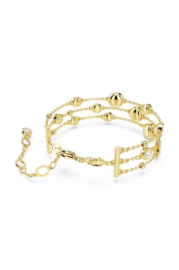 Swarovski bransoletka IMBER złoty 5680095