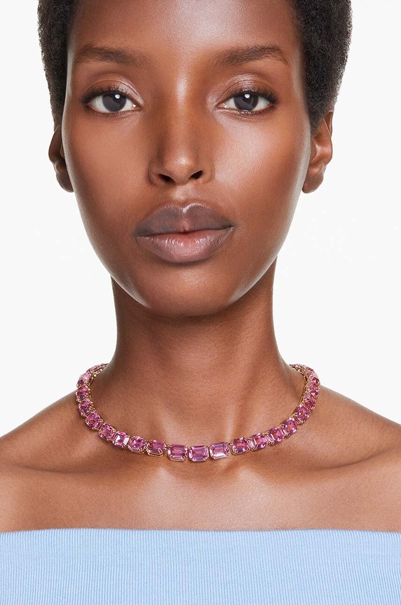 Swarovski colier MILLENIA 5683429 roz
