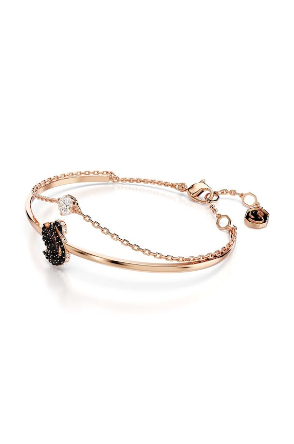 Náramek Swarovski Swan 5678048 zlatá AA00