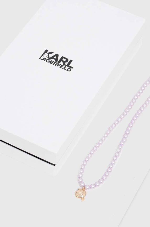 Akcesoria Karl Lagerfeld naszyjnik 241W3910 złoty