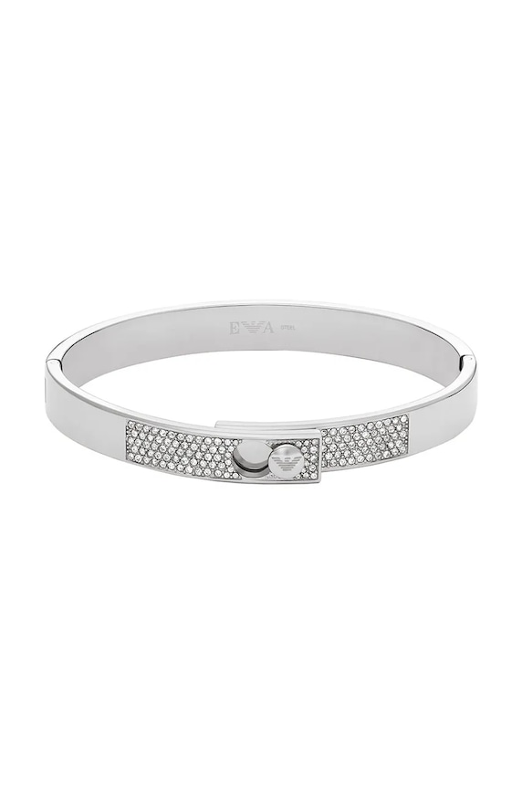 Narukvica Emporio Armani cirkonij srebrna EGS3088040