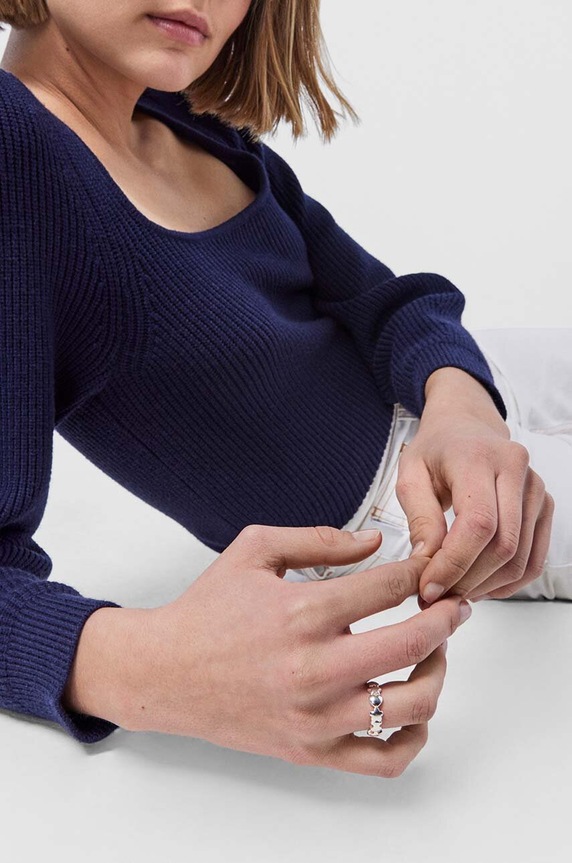 Tous pierścionek srebrny 10 Mini Icons 1003930110