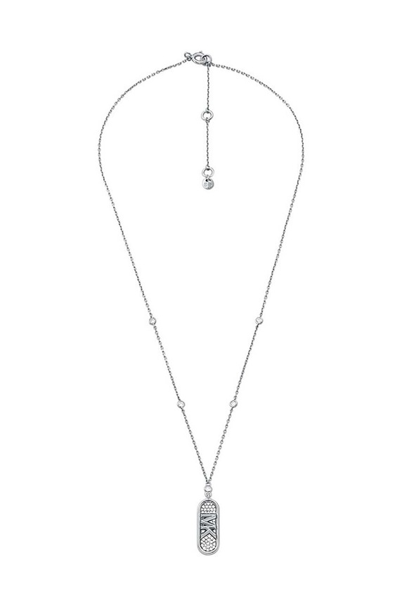 Ασημένιο κολιέ Michael Kors MKC1729CZ040 ασημί AA00