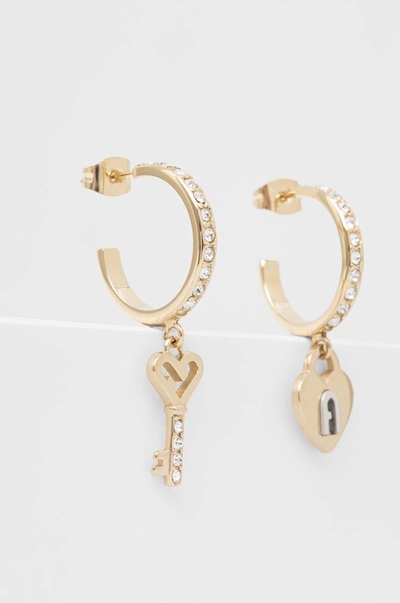 Обици Furla циркони злато FJ0814ETU