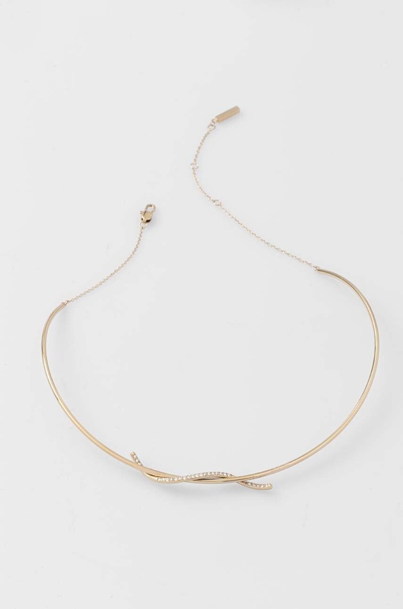 Κολιέ Calvin Klein ζιρκόνια χρυσαφί 35000511