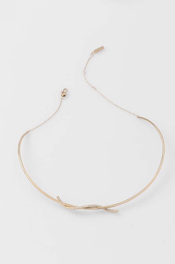 Κολιέ Calvin Klein ζιρκόνια χρυσαφί 35000511