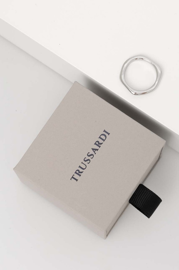 Prsteň Trussardi TJAXA080 strieborná AA00