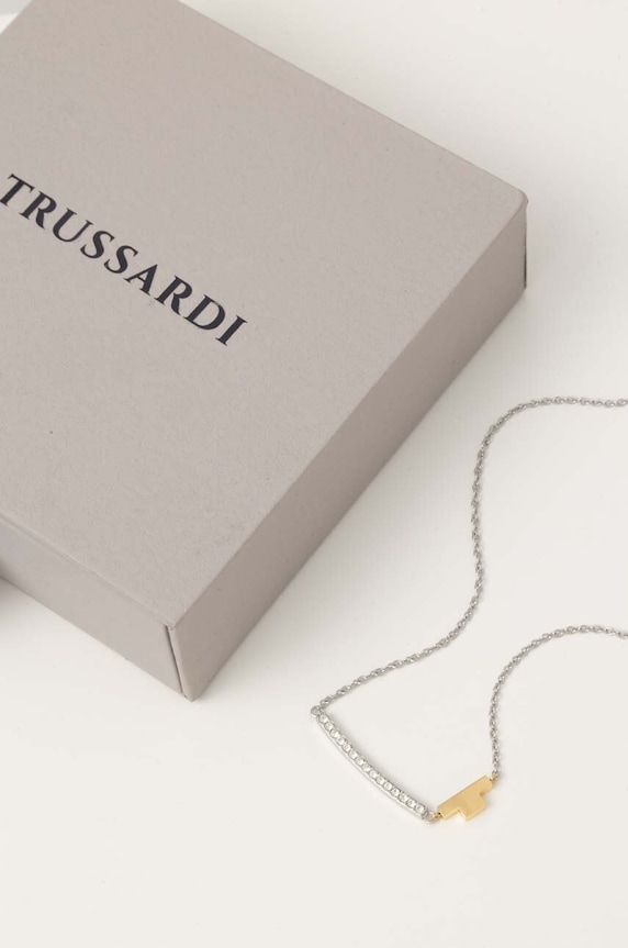 Akcesoria Trussardi naszyjnik TJAXC05 srebrny