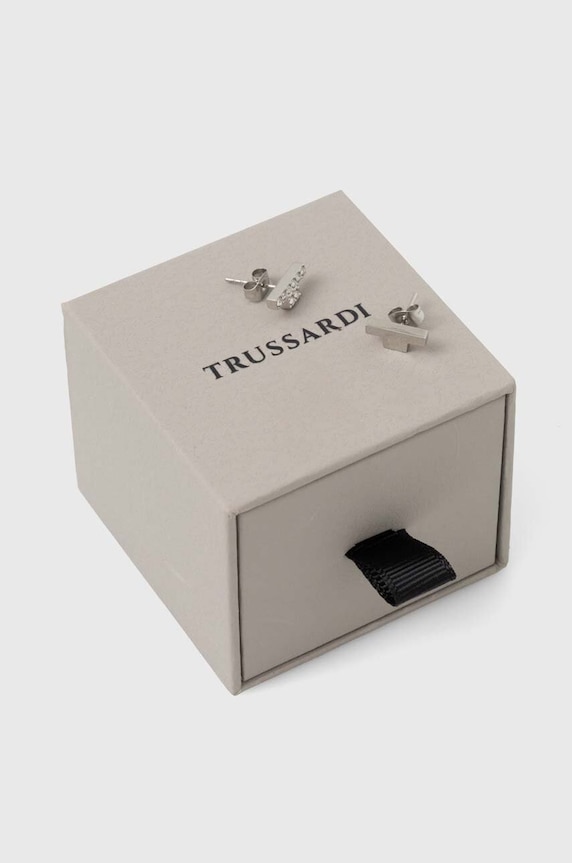 Accesorii Trussardi cercei TJAXC36 argintiu