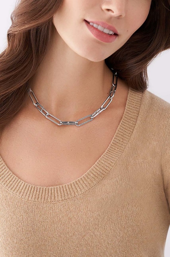 Fossil collana JF04503040 argento