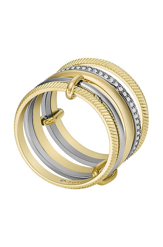 Accesorii Fossil inel JF04592998 aur