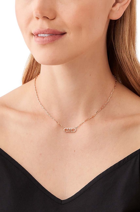 Doplňky Náhrdelník z pozlaceného stříbra Michael Kors MKC1655CZ791 zlatá