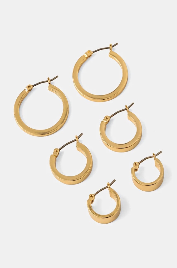 Náušnice Dkny 3-pack 3-pack zlatá 60568434
