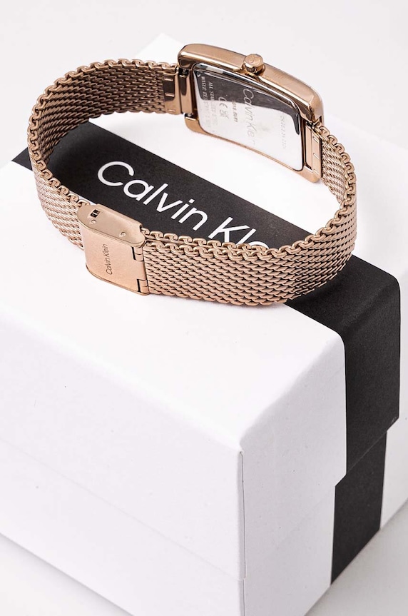 Akcesoria Calvin Klein zegarek 25200395 złoty