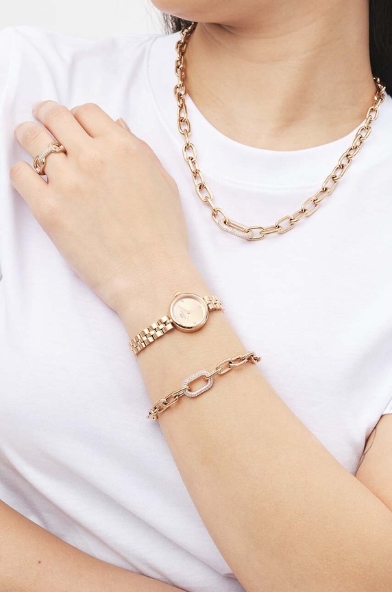 Doplňky Prstýnek Daniel Wellington DW00400581 zlatá