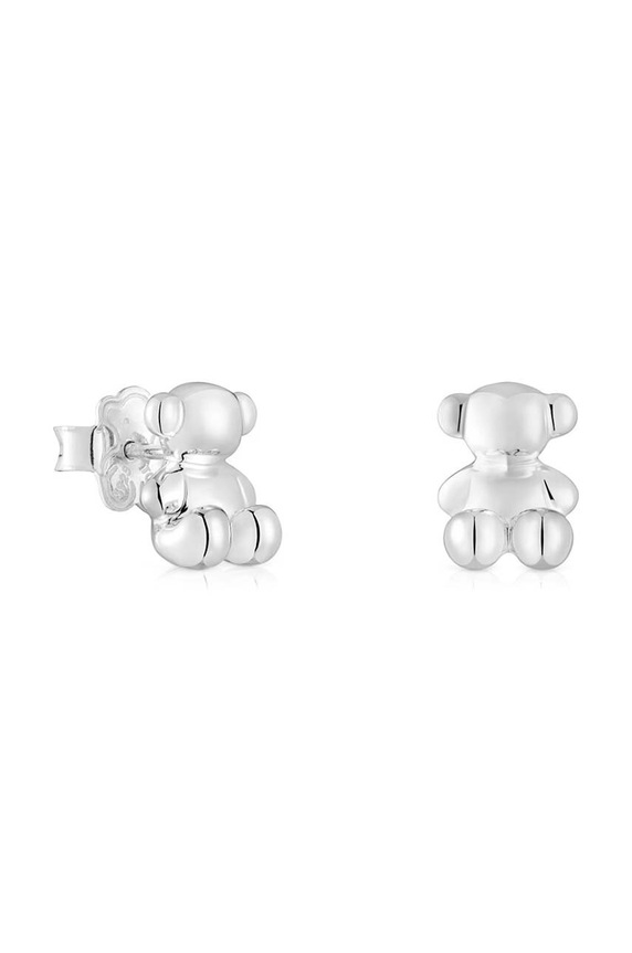 Tous kolczyki srebrne Bold Bear Gift Box srebrny 1004195200