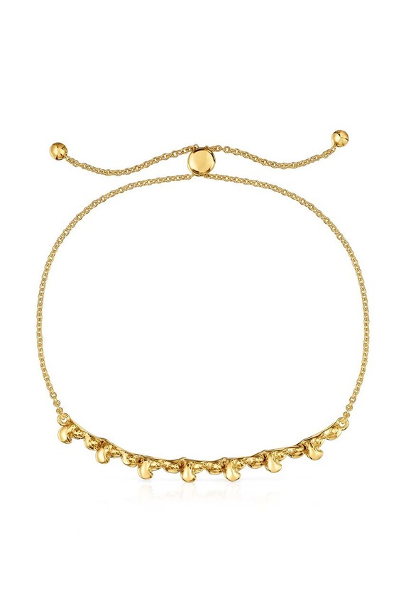 Tous bracciale in argento placcato in oro Bold Bear 1004212000 oro AA00