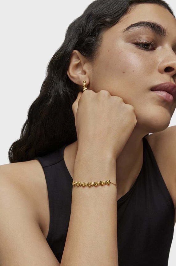 Tous bracciale in argento placcato in oro Bold Bear oro 1004212000