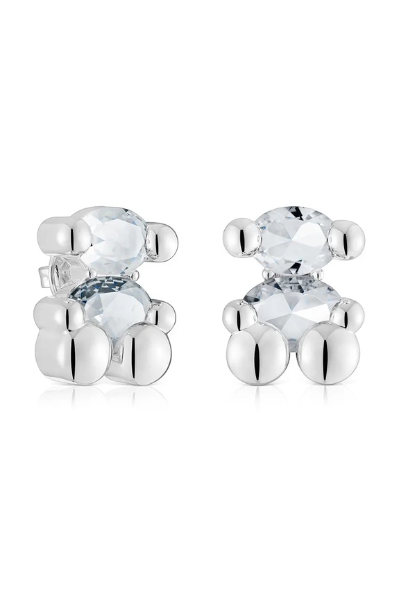 Stříbrné náušnice Tous Bold Bear Gem stříbro stříbrná 1004226400