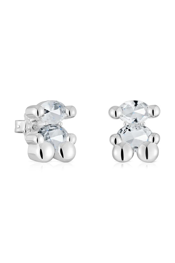 Strieborné náušnice Tous Bold Bear Gem prírodný kameň strieborná 1004226300