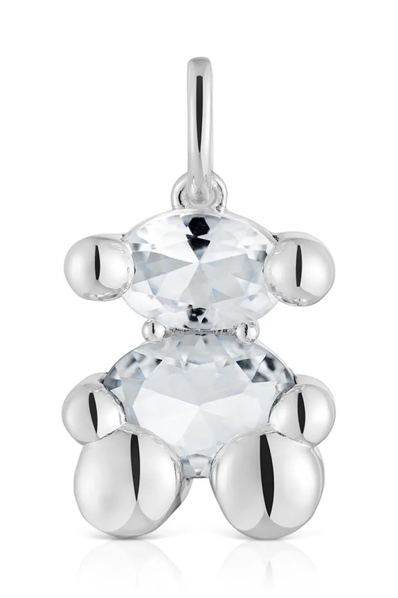 Strieborný prívesok Tous Bold Bear Gem prírodný kameň strieborná 1004224800