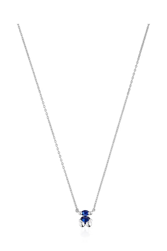 Tous collana d'argento Bold Bear Lab zircone argento 1004255500