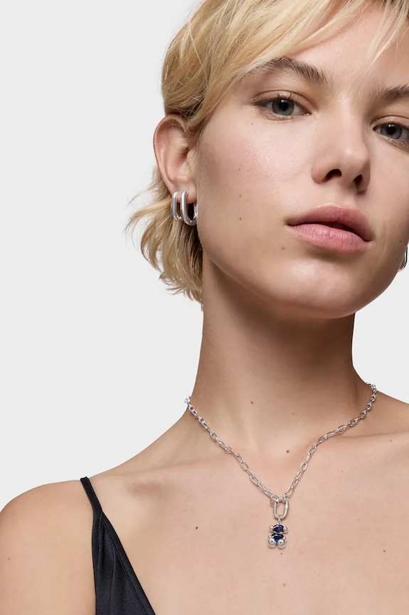 Ασημένιο μενταγιόν Tous Bold Bear Lab ασημί 1004254000